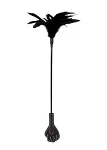 Lovaglópálca Gp feather crop black