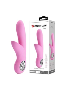 Csiklókaros g-pont vibrátor Pretty Love Carol Pink 1