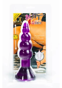 Zselés lila análdildó Butt Riders Anal Plug Purple 