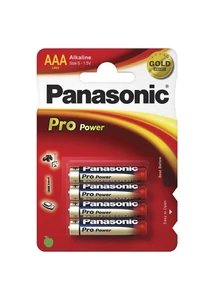 Panasonic Pro Power Alkaline Battery AAA 4db