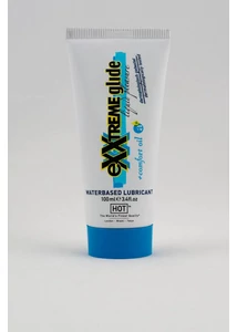 Vízbázisú síkosító komfort olajjal HOT eXXtreme Glide - waterbased lubricant + comfort oil 100 ml