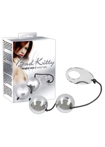 Ezüst színű gésagolyók Bad Kitty Heavy Metal Balls
