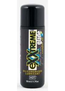 Szilikonalapú anál síkosító HOT eXXtreme Glide - siliconebased lubricant + comfort oil 50 ml