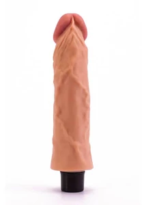 Puha bevonatú realisztikus vibrátor 21,8 cm - 8.3" Real Softee Vibrating Dildo