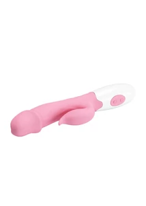 Csiklókaros g-pont vibrátor Pretty Love Peter baby pink