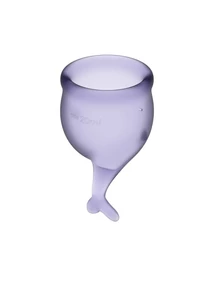 Mensturációs kehely Feel Secure menstrual cup lilla