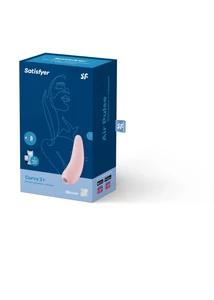Applikációval is vezérelhető léghullámos csiklóizgató Curvy 2+ (Pink)