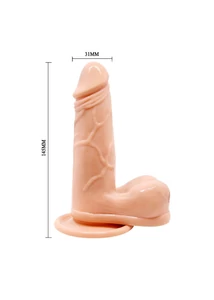 Vibrtoros letapasztható műpénisz Barbara genie multi-speed vibration 14,5 cm