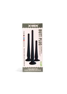Hosszúkás análjáték X-Men Butt Plug Size L Black