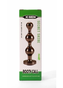X-men köves króm anál plug kicsi - secret shine booty call gun colour s