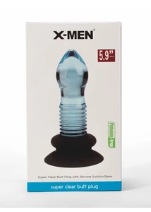 Műanyag letapasztható anál dildó - X-men sharp top anal plug 15 cm