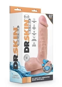 Önsíkosító herés dildó 21,5 cm Dr. Skin 8.5I inch self lubricating dildo