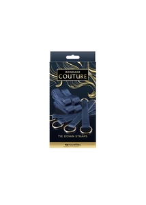Ágyhoz kötöző szett Bondage Couture - Bed Restraints - Blue