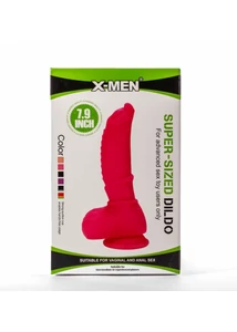 Letapasztható realisztikus dildó X-men 7.9" super sized dildo black ii