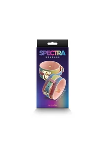 Színes állítható bokabilincs Spectra Bondage - Ankle cuff - Rainbow