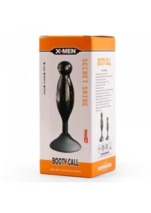 Fém anál plug tapadókoronggal X-MEN Secret Shine Booty Call S VI