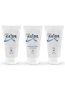 Vízbázisú síkosító szett Just Glide 3x200ml