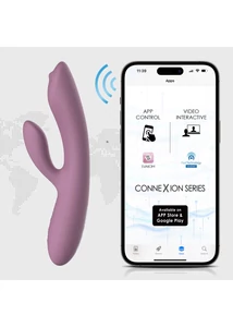 Applikációs nyúl vibrátor g-pont izgató masszírozó gyönggyel - Trysta Neo Romantic Rose
