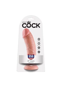 Realisztikus, vastag, here nélküli dildó 20 cm - 8" Cock Light