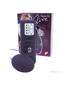 Vibrációs tojás távirányítóval Velvet Purple Pill