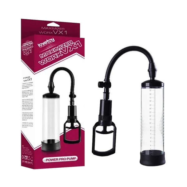 Péniszpumpa pénisznagyobbításra és élvezetekre Maximizer Worx VX1-Power Pro Pump 