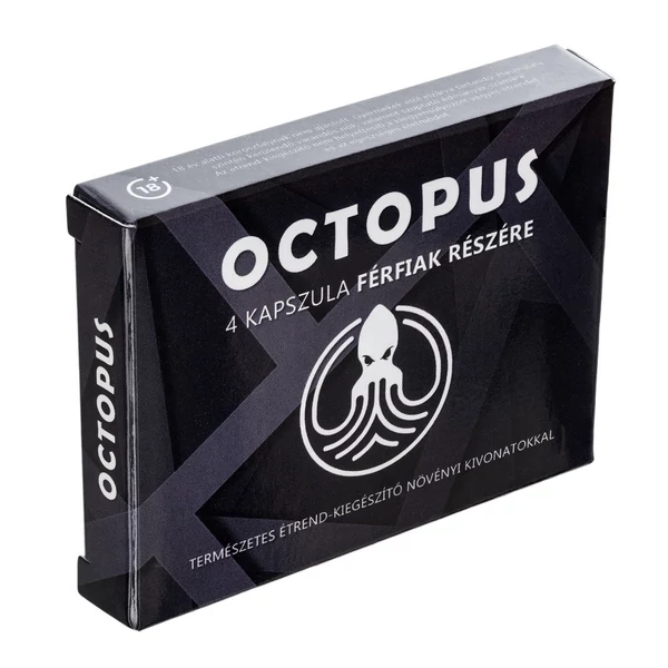 Octopus potencianövelő 4 db kapszula