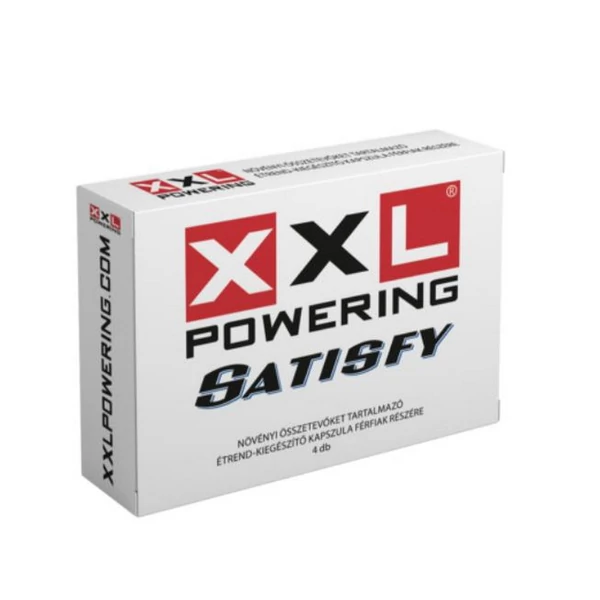 XXL Powering Satisfy potencianövelő kapszula férfiaknak 4 db