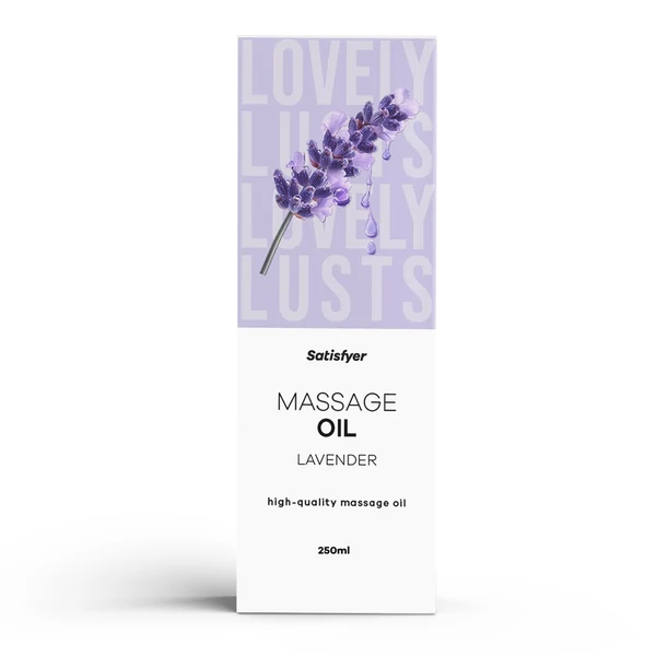 Levendula illatú magas minőségű masszázs olaj - Massage oil, 250 ml - lavender