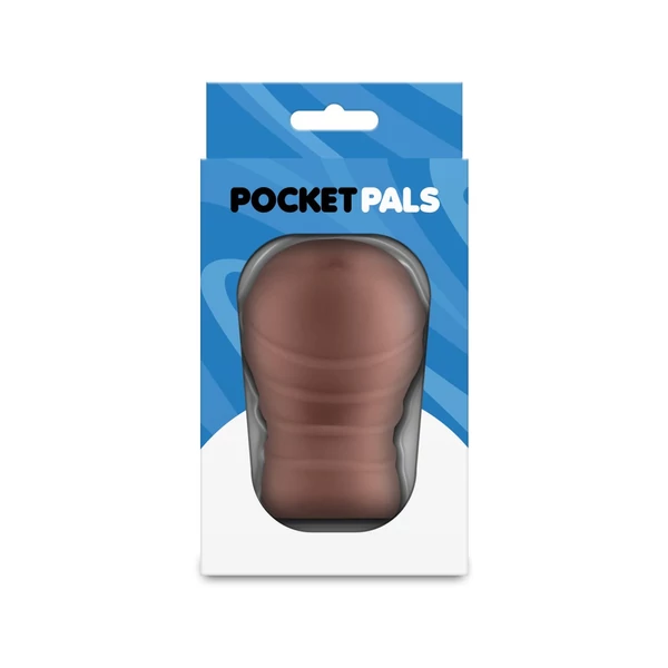 Maszturbátor száj barna Pocket pals - mouth stroker - brown