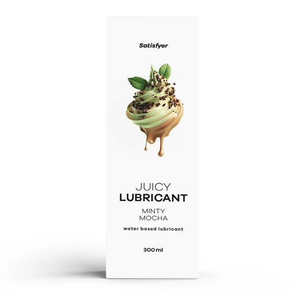 Mentás kávé aromájú vízbázisú síkosító Juicy Lubricant, 300 ml (water) - Minty Mocha