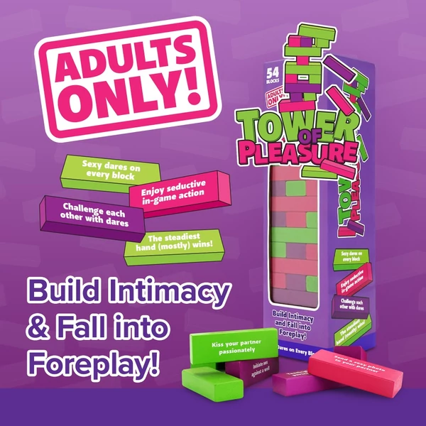 Angol nyelvű felnőtt társasjáték - Play wiv me tower of pleasure