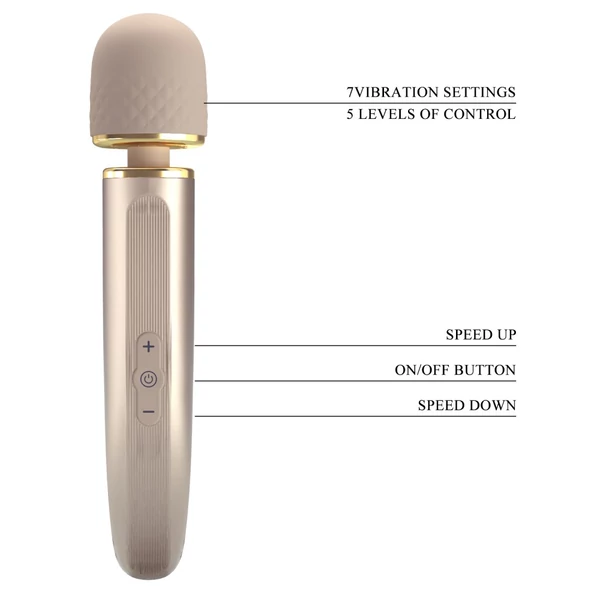 Masszírozó Pretty Love Interesting Massager Gold