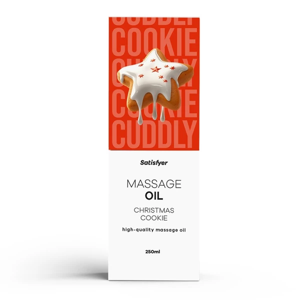 Karácsonyi süti illatú, magas minőségű masszázsolaj - Massage Oil, 250 ml - Christmas Cookie