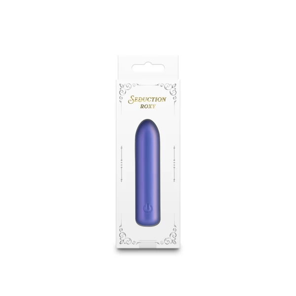 Mini szilikon vibrátor Seduction - Roxy - Metallic Blue