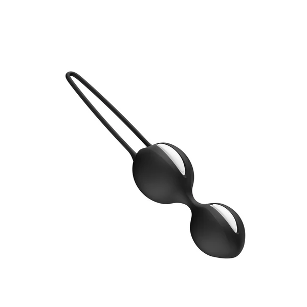 Hüvelygolyó szilikon fekete Smartballs duo - black