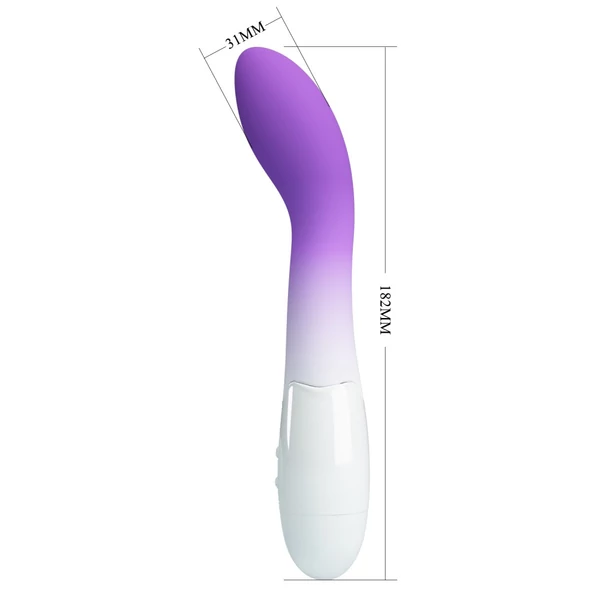 G-pont vibrátor Pretty Love Bishop purple/white