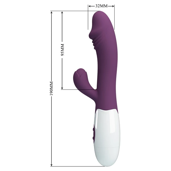 Csiklóizgatós g-pont vibrátor Pretty Love Snappy Purple II