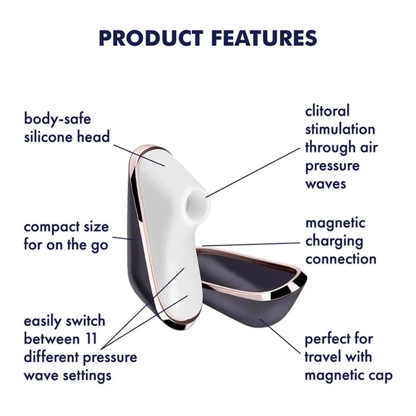 Léghullámos csiklóizgató Satisfyer Pro Traveler