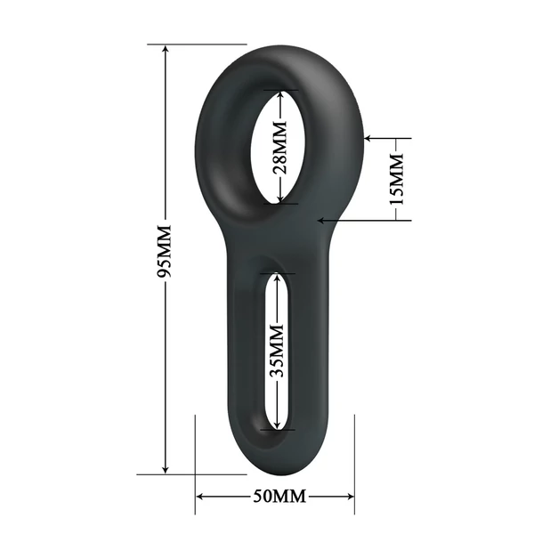 Puha szilikon pénisz- és heregyűrűCrazy Bull Oniel Super Soft Silicone Ring