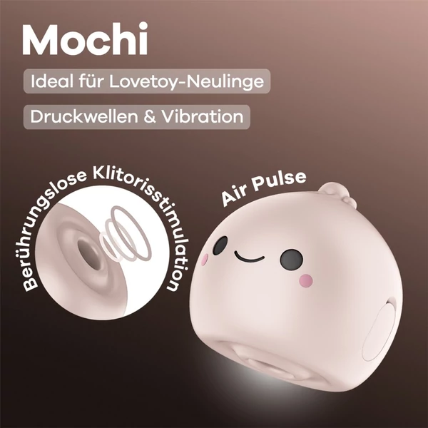 Csiklóstimulátor szívófunkcióval Mochi - beige