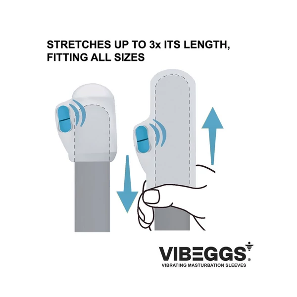 Vibrátoros maszturbátor tojás Vibeggs - blow misty - white