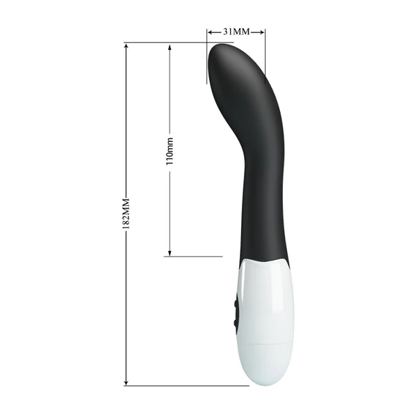 G-pont vibrátor Pretty Love Bishop black