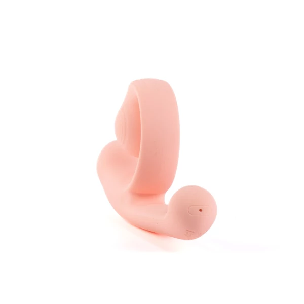 Csiga formájú csiklókaros vibrátor rugalmas nyúlvibrátor magic snail rózsaszín