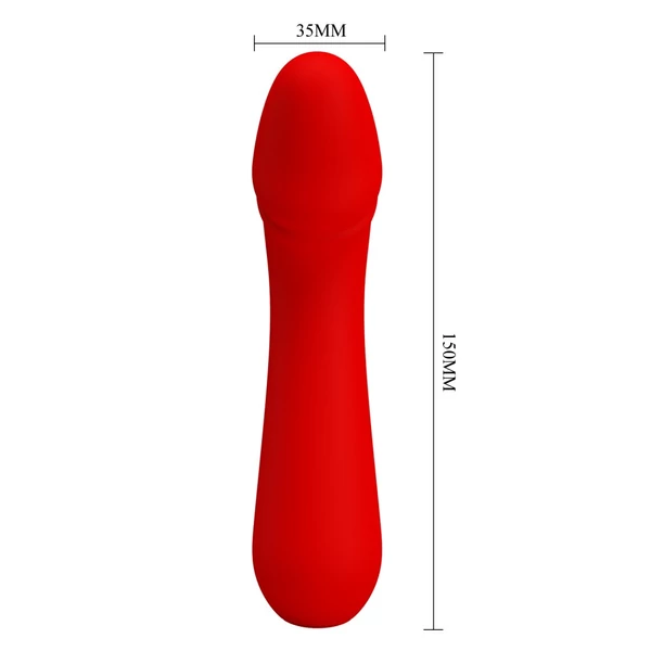 G-pont vibrátor Pretty Love Cetus Red