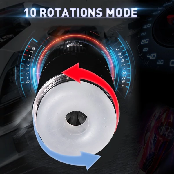 Forgó és vibráló maszturbátor Luis Rotating Masturbation Cup