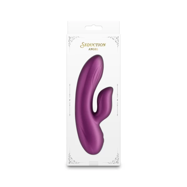 Csiklókaros g-pont vibrátor Seduction - Angel - Metallic Magenta