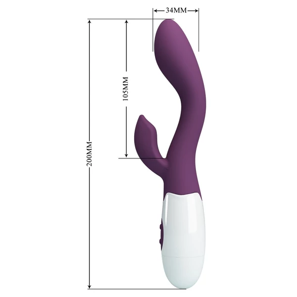Csiklóizgatós g pont vibrátor Pretty Love Brighty purple