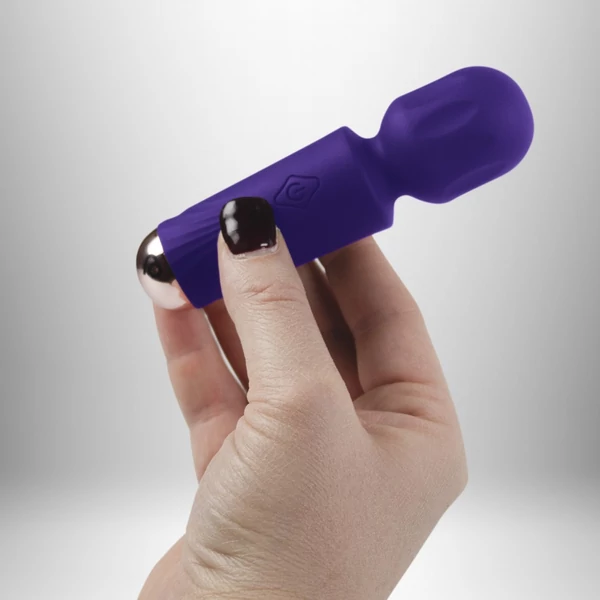 Tölthető mini masszírizó vibrátor Rechargeable Mini Wand - Violet Dream
