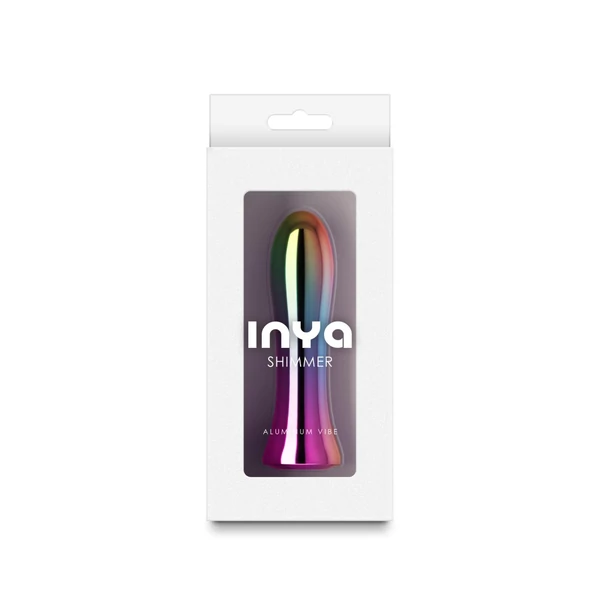 Fém vibrátor többszínű Inya - shimmer - metallic multicolor