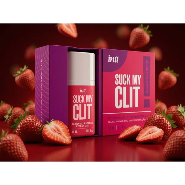 Őszibarack ízű zselé melegítő hatással Suck my clit wild strawberry